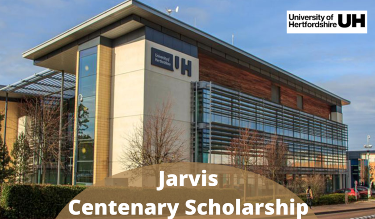 Jarvis Centenary Scholarship at University of Hertfordshire